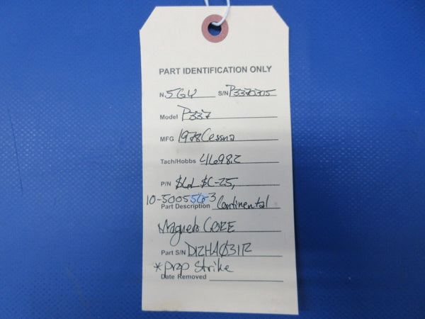 Continental Bendix Magneto P/N S6LSC-25 CORE PROP STRIKE (0824-2091)