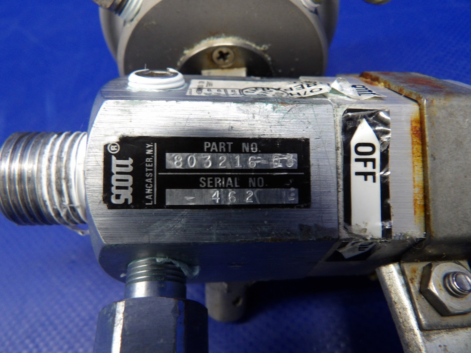 Mooney M20K Scott Oxygen Bottle P/N 803216-03 CORE (0726-1235)2