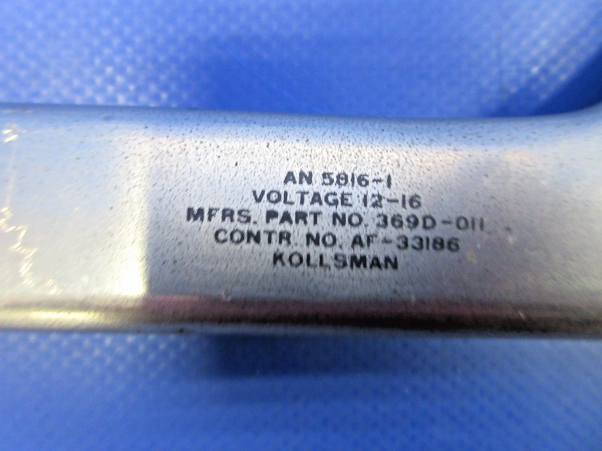 Kollsman Vintage Heated Pitot Tube P/N AN5816-1 (0926-735)2