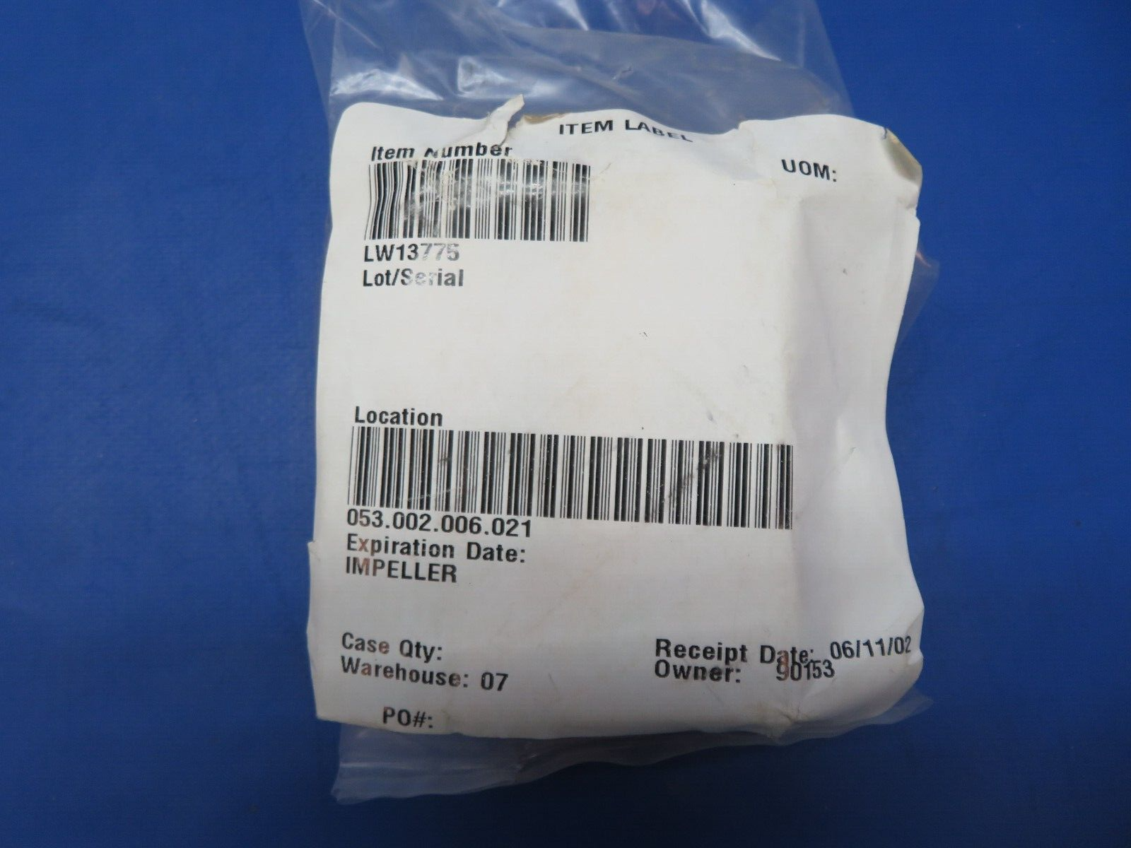 Lycoming Oil Pump Impeller Gear Aluminum  P/N LW13775 NOS (0923-672)12