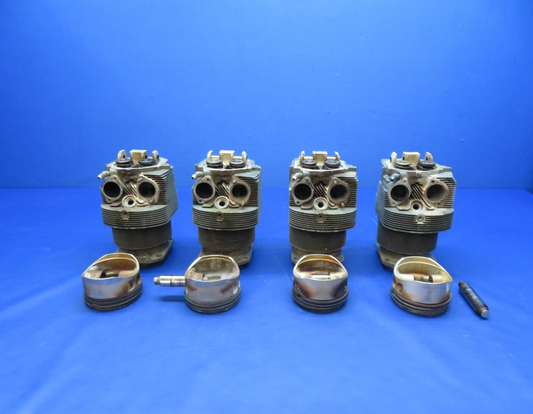 Lycoming O-360 /O-540 Cylinders w/ Pistons & Valves LW-12416 LOT OF 4 (0726-106)0