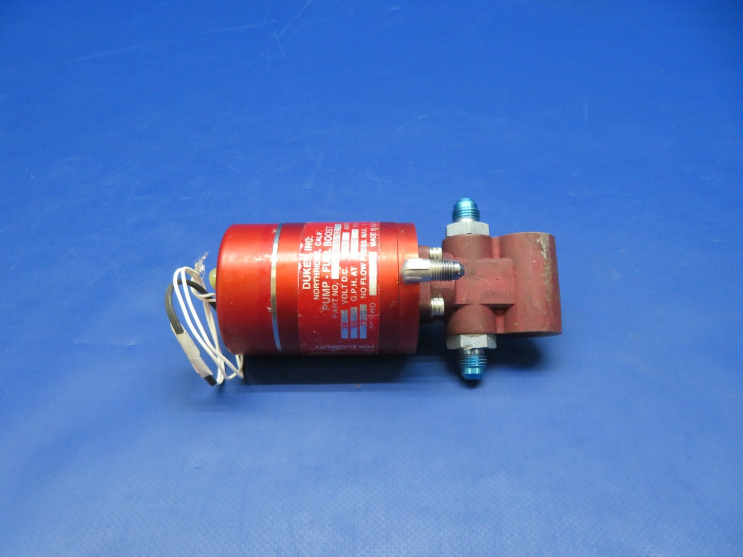 Cessna 421 Dukes Fuel Boost Pump 28v P/N 4140-00-153 TESTED (0326-164)4