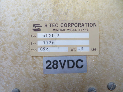 Cessna 421 S-Tec Autopilot Yaw Computer 28v P/N 0121-2 WARRANTY (0326-174)1