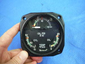 Beech Combo Engine Gauge P/N 96-384058 Alt P/N 22-804-032-15 (1015-89)