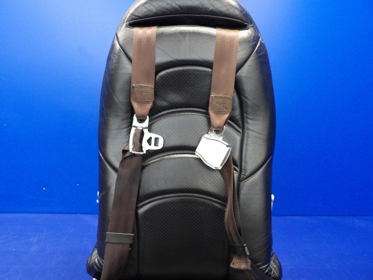 Cirrus SR22 Pilot Seat w/ Inertia Reel Seatbelt P/N 13231-011 (0926-1228)2