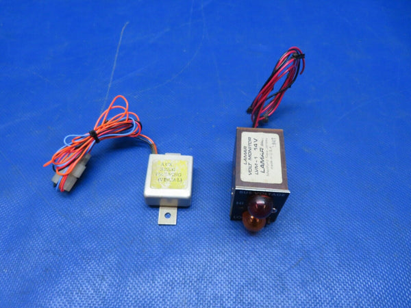 Mooney Indicator Light Gear Warning Bus Voltage Monitor 14v LVM-1 LOT (1024-225)