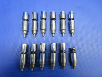 Lycoming Hydraulic Lifter Tappet P/N 78290 LOT OF 12 /One Missing Cap (0226-992)1