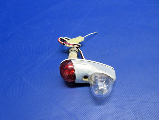 Beech F35 Bonanza LH Wing Tip Light w/ Strobe P/N 35-361702-2 TESTED (0626-897)0