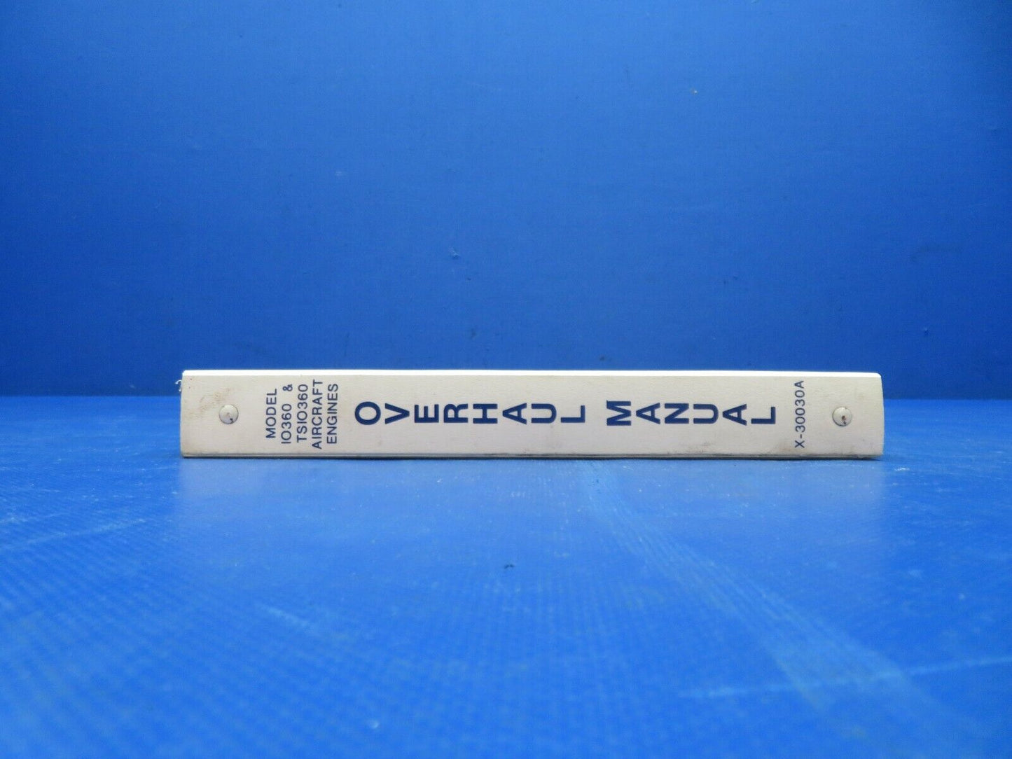 Continental IO-360, TSIO-360, LTSIO-360 OH & Parts Manual X-30031A (1024-201)
