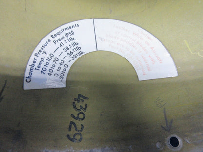 Piper PA31 Navajo Propeller Spinner Cap P/N 43929-2 (0424-1139)