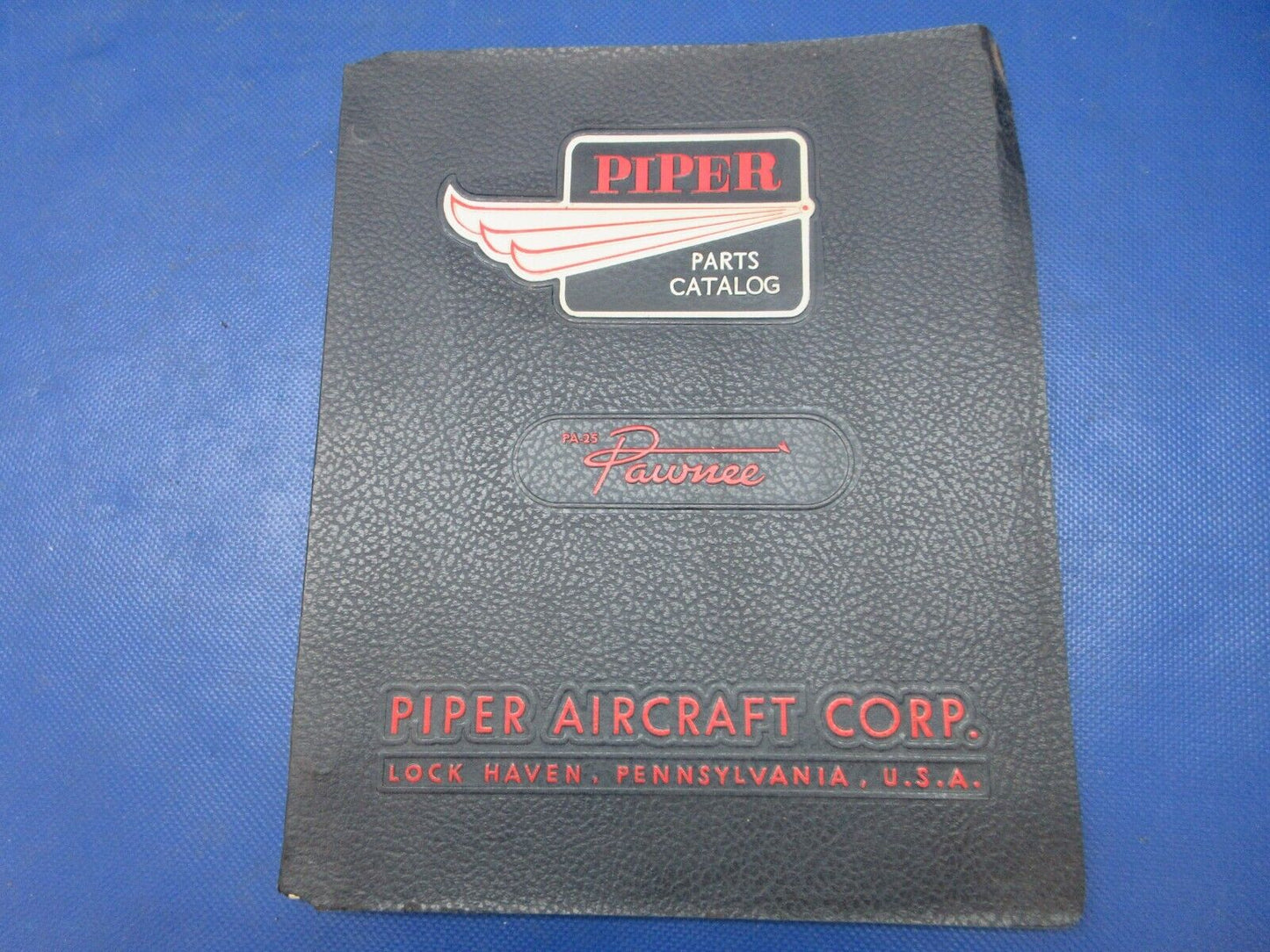 Piper PA-25 Pawnee Parts Catalog P/N 753-521 (1024-1238)
