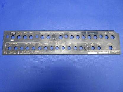 Beech D95A Travel Air Instrument Switch Sub Panel P/N 96-324034-7 (0326-737)1