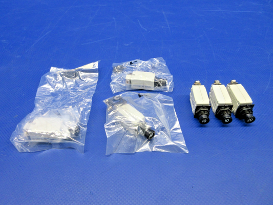 Klixon Circuit Breakers 5,10,15, and 20 Amps 7277-2-5 LOT OF 6 NOS (0426-869)0