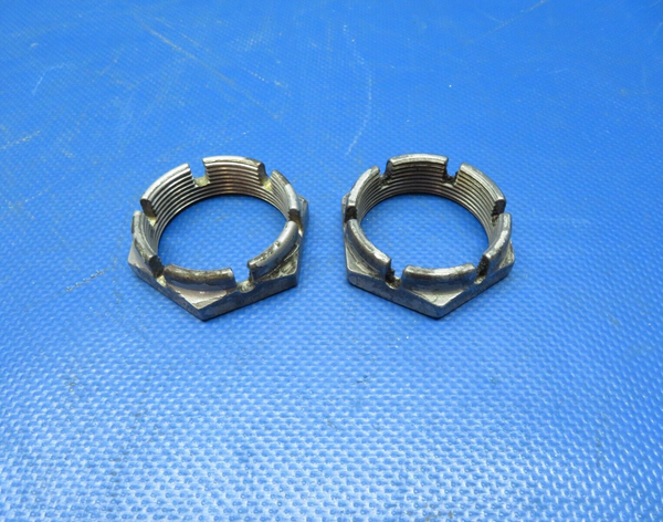 =Beech C24R Sierra MG Axle Nut 1-3/4" P/N AN7502-24 LOT OF 2 (0524-1180)