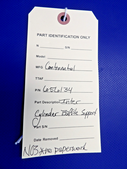Continental Inter Cylinder Baffle Support P/N 656134 NOS (0326-1224)7