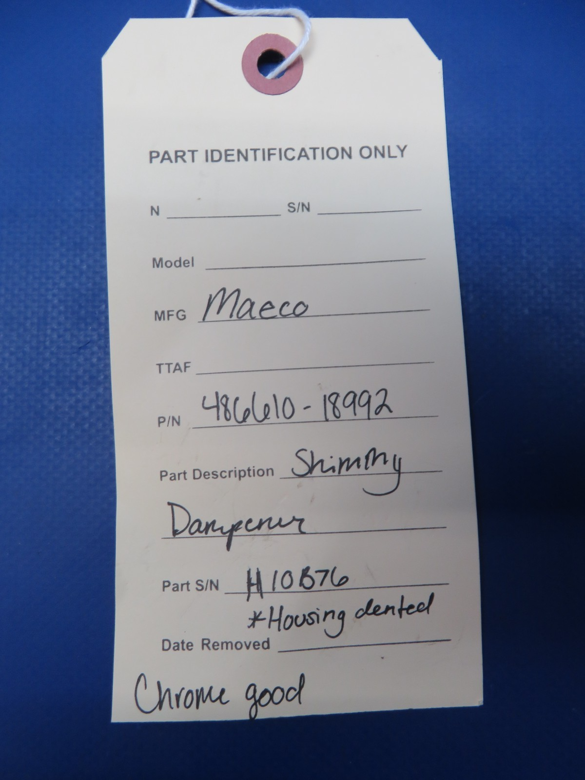 Piper / Maeco Shimmy Dampener P/N 486610-18992 (0326-192)16