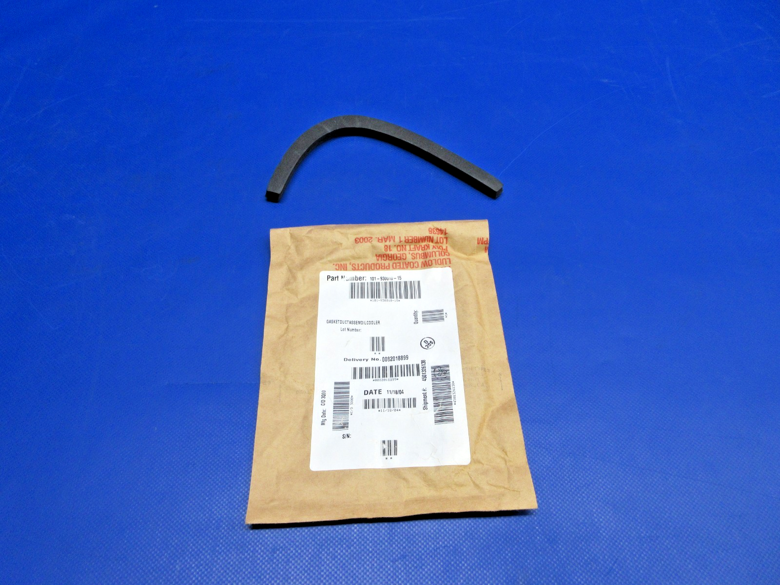 Beech King Air B200 Oil Cooler Duct Gasket 101-930010-15 LOT OF 4 NOS (0426-780)2