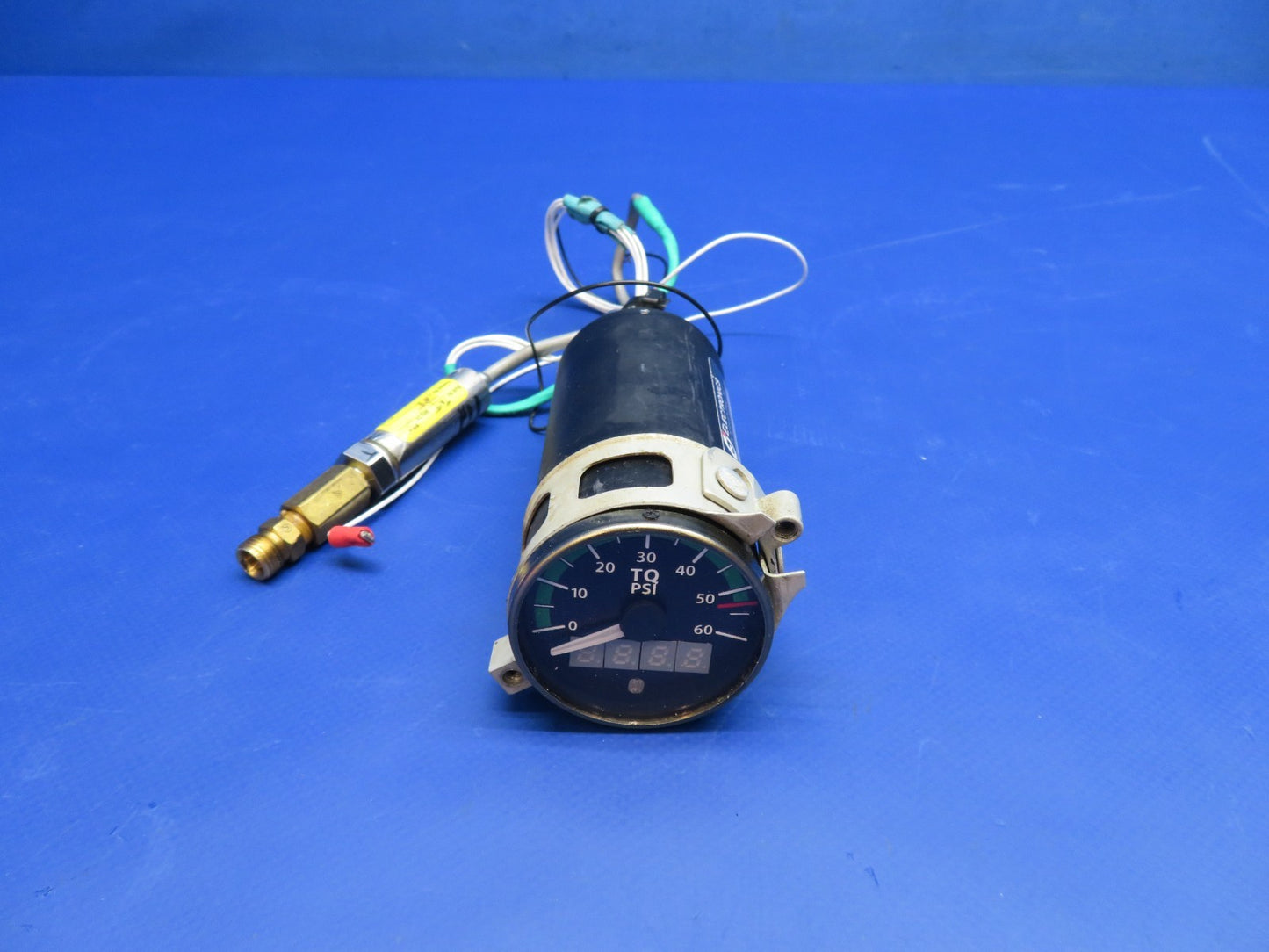 Electronics Int. Torque Pressure Gauge 12/24V P/N TR-1-TQ-S TESTED (0426-1715)0