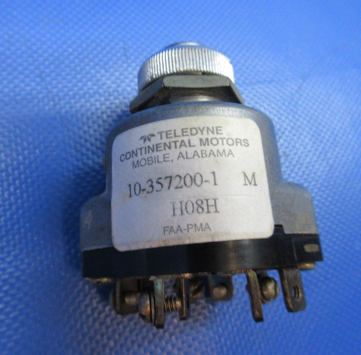 Beech C23 Sundowner Continental Magneto Switch NO KEY 10-357200-1 (0724-1938)4