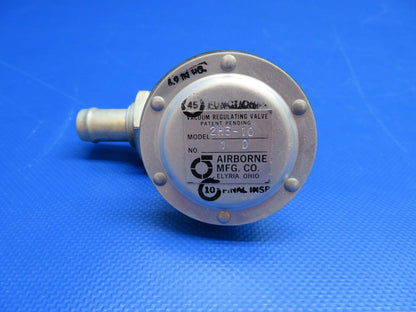 Airborne Vacuum Regulating Valve P/N 2H3-10 NOS (0424-1177)