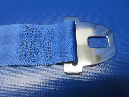 American Safety Seat Belt Blue Webbing P/N 501361-2-T26-B30-0585 NOS (1124-1396)10