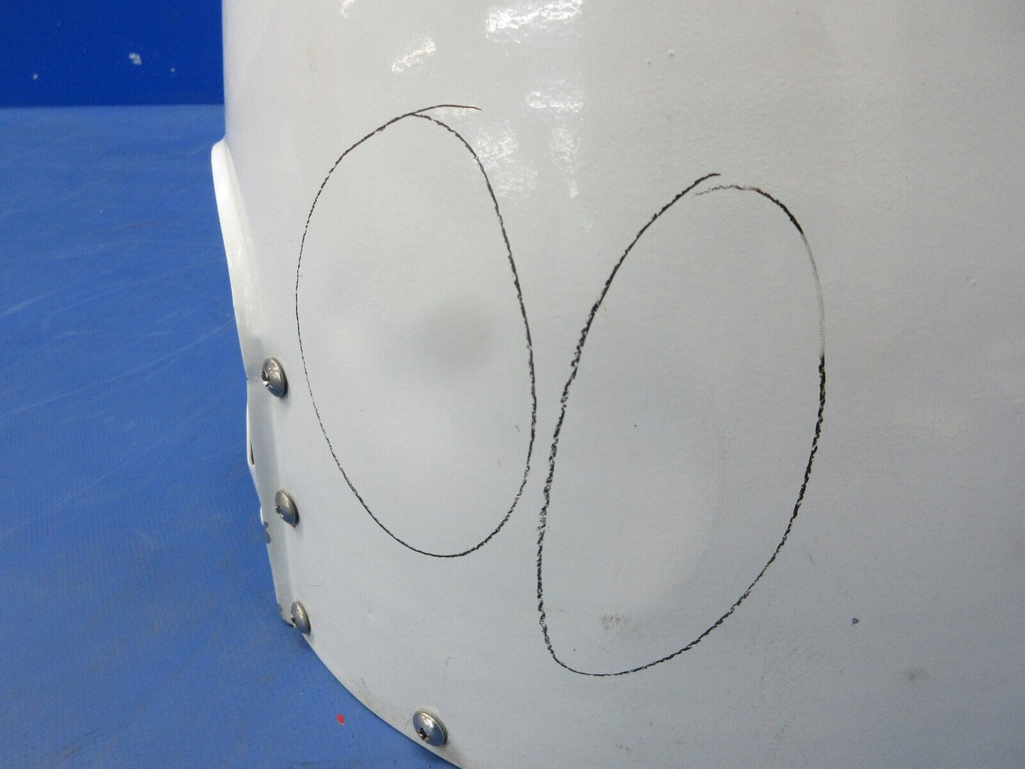 Dented - Piper PA-34-200T Seneca II Dome & Bulkhead Assy P/N 754-629 (0824-2038)