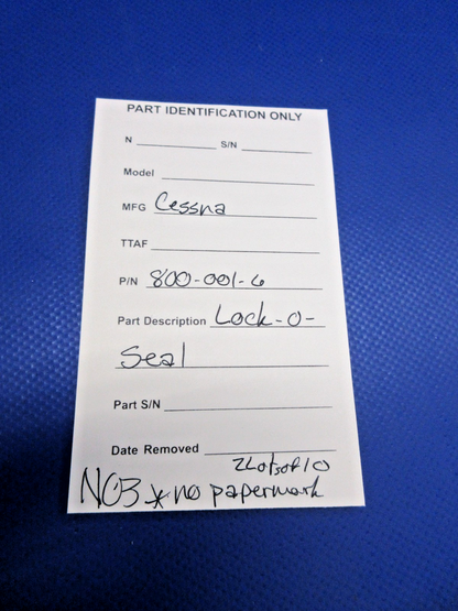 Cessna Lock-O-Seal P/N 800-001-6 LOT OF 10 NOS (0426-715)9