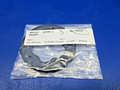 Cessna Fuel Transmitter Gasket w/8130 P/N S1588-1 LOT OF 2 NOS (0426-703)3