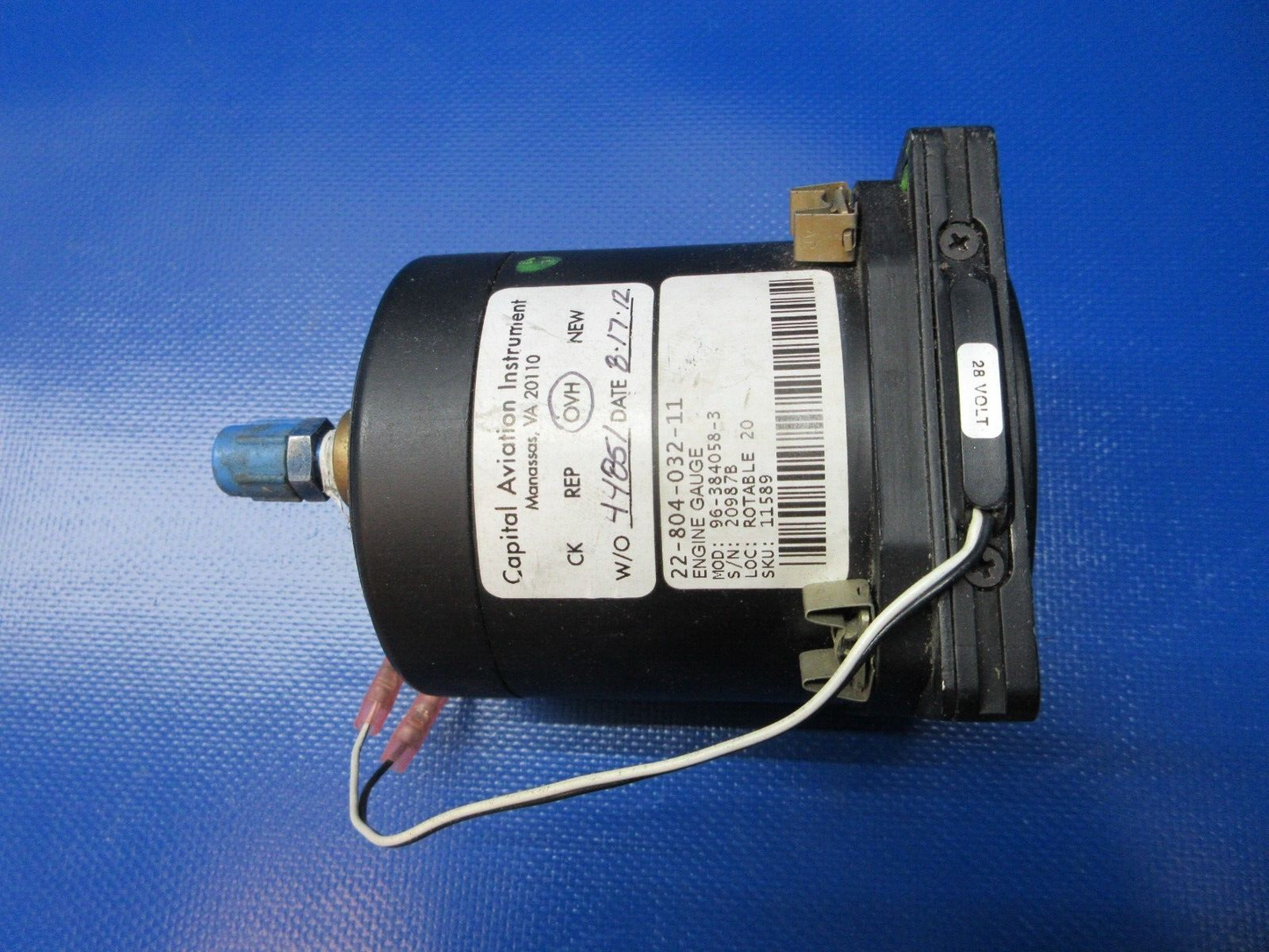 Edo-Aire Beechcraft 3-in-1 Engine Gauge P/N 22-804-032-11 (1224-1238)