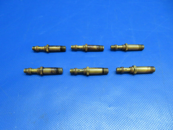 Continental TSIO-520-E Fuel Injector Nozzles P/N 657070 SET OF 6 (0924-715)