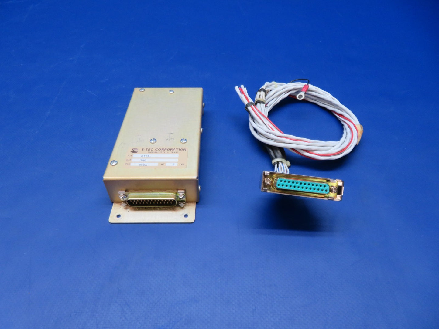 Cessna 421 S-Tec Autopilot Interface w/ Connector P/N 0119 WARRANTY (0326-225)8