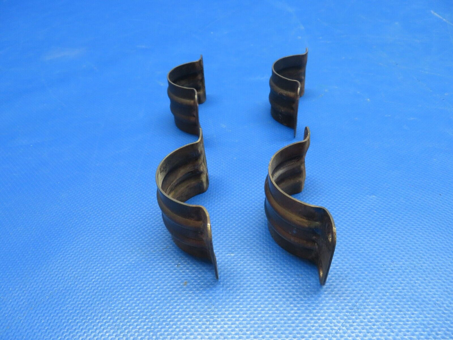 Grumman AA-1B Exhaust Bead Clamp Half P/N 099005-401 LOT OF 2 (0624-1784)