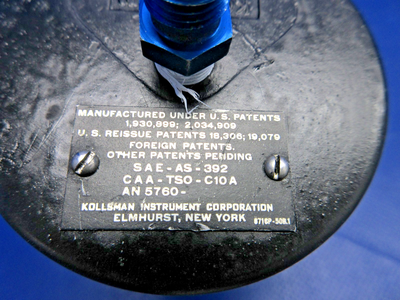 Beech F35 Bonanza Kollsman Altimeter P/N AN5760 WARRANTY (0626-841)7