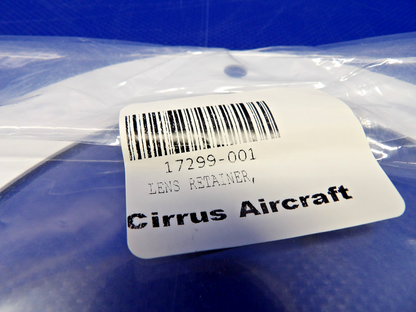 Cirrus SR20/SR22 Landing Light Lens Retainer 17299-001 LOT OF 2 NOS (0426-1297)1