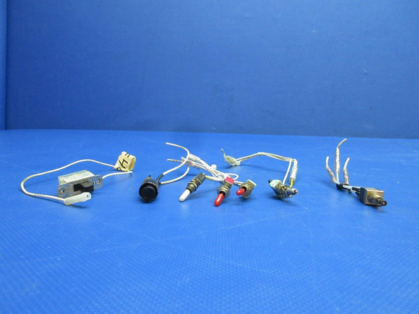 Cessna 337 / P337H Skymaster Toggle Switches P/N MS27406-1 LOT OF 11 (0724-1929)