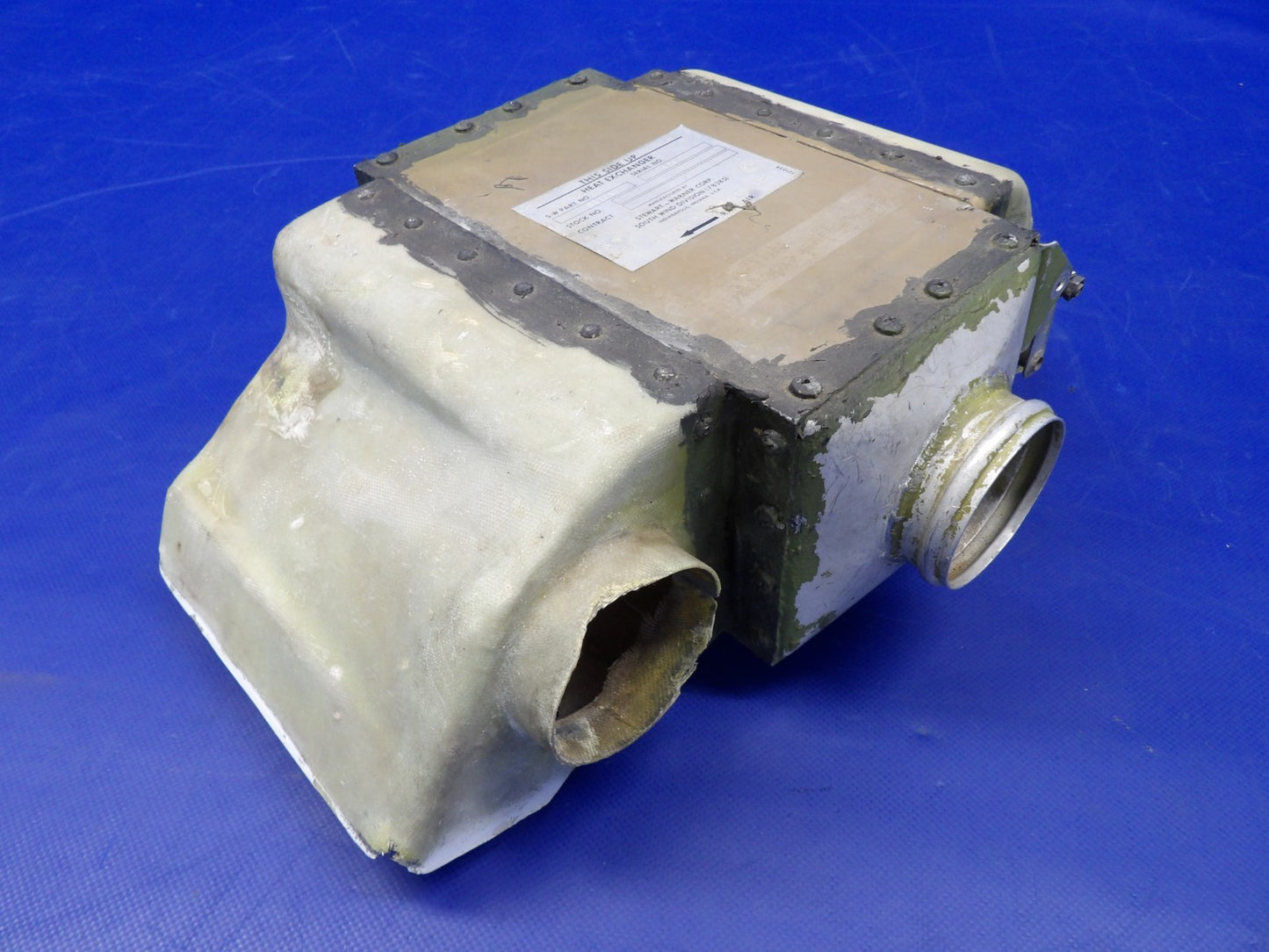 Cessna 421 Stewart-Warner Pressurization Heat Exchanger P/N 8471A (0726-1217)2
