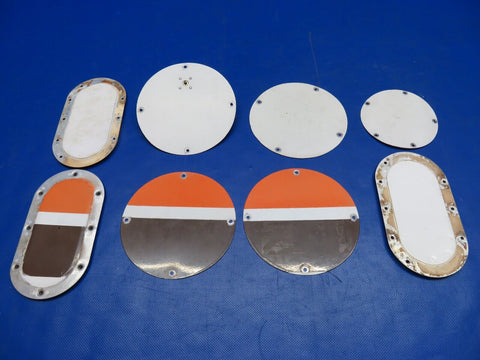 Mooney M20 /M20E Inspection Panels / Cover Plate P/N 913015 LOT OF 8 (0724-1877)