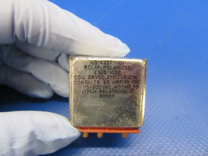 Deutsch Polarized Relay HS-4237-1101, E325-1032 28VDC 25Amp 3 NOS (1218-229)2