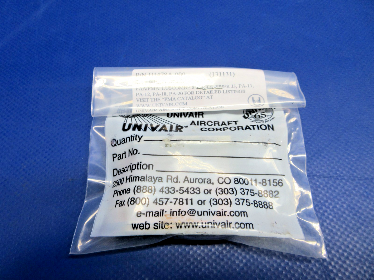 Scott / Univair Luscombe / Piper Tailwheel Spacer P/N U1478A-000 NOS (0926-758)3