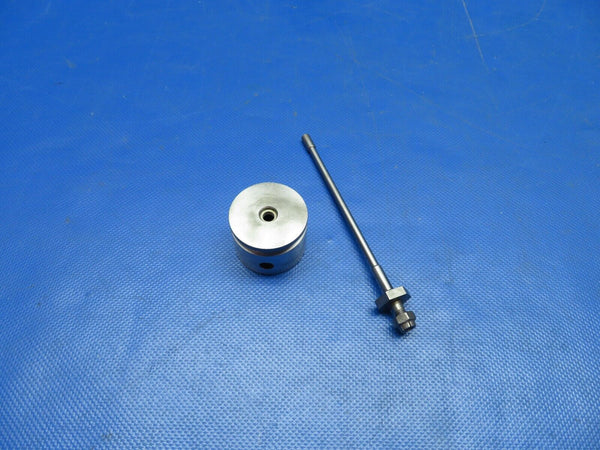 Cessna 150 Nose Gear Metering Pin & Plug Base P/N 0442017-1 Inspected(0724-1954)