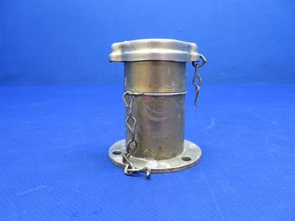 Continental IO-470 Oil Filler Neck w/ Cap P/N 538801, 640620-8 (0326-1778)5