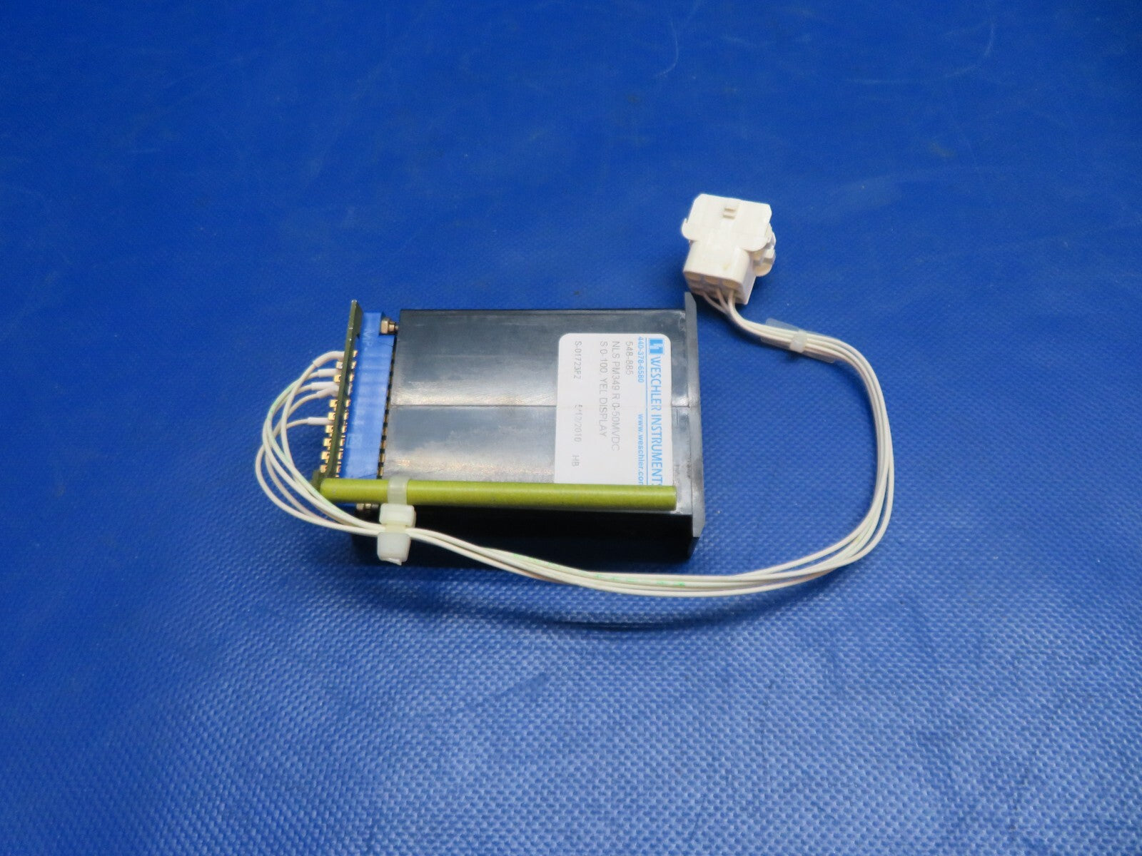 1996 Piper  Instruments Ampmeter Yel Display P/N 548-885 WARRANTY (1124-133)3