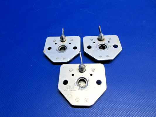 Cessna 310 / 310I Wedjit Cabin Seat Plate P/N 294543 LOT OF 3 (0326-818)0