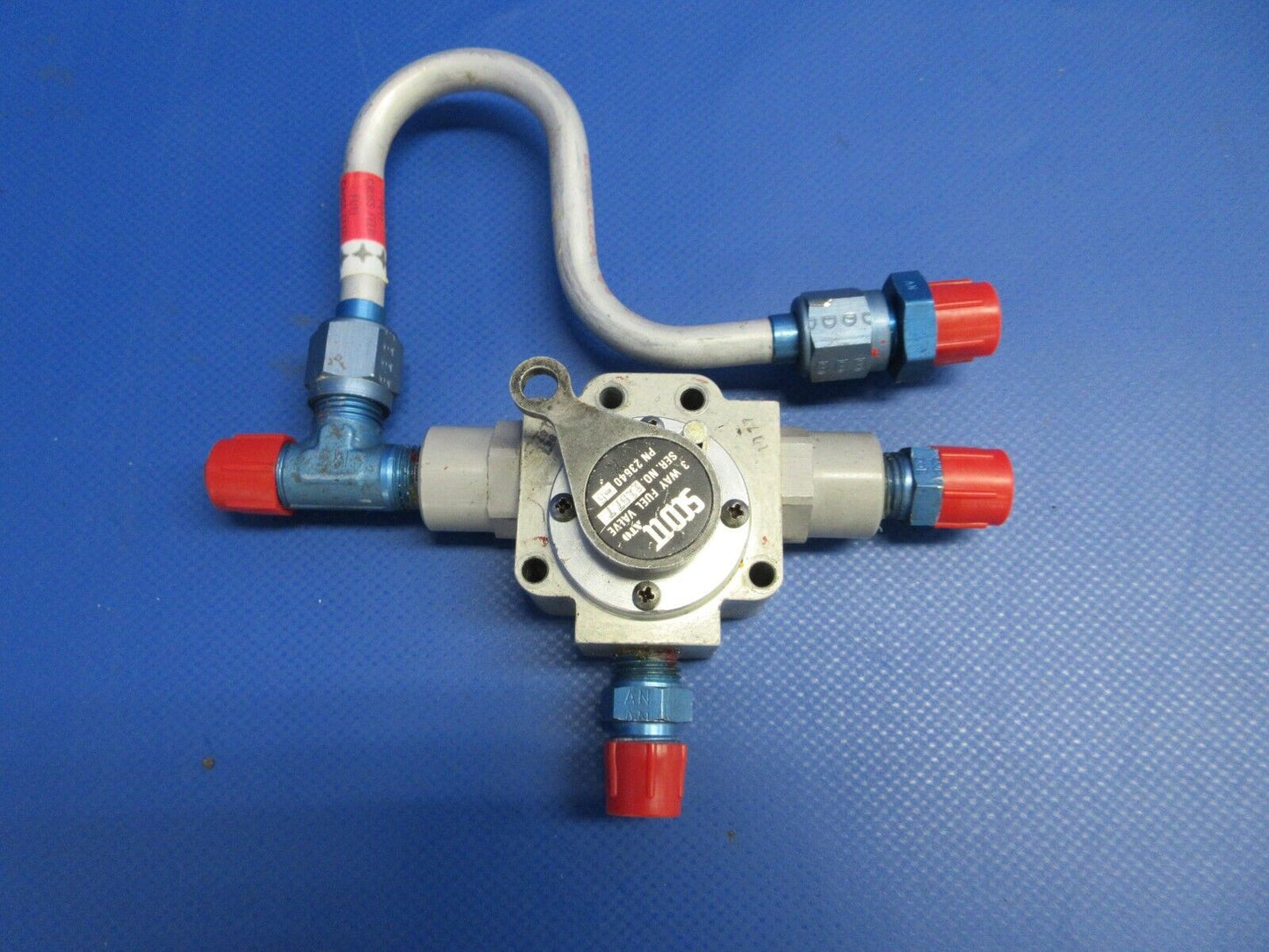 Piper PA-34-200T Seneca II Scott 3-Way Fuel Valve LH P/N 23640-5 (0524-1937)