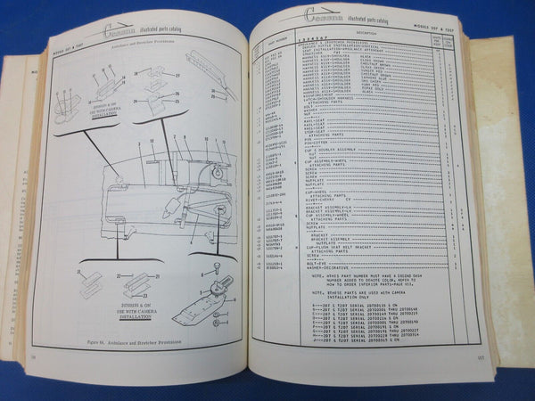 Cessna Skywagon 1969 -1976 Parts Catalog & 1969-1970 Service Manual (1024-1305)