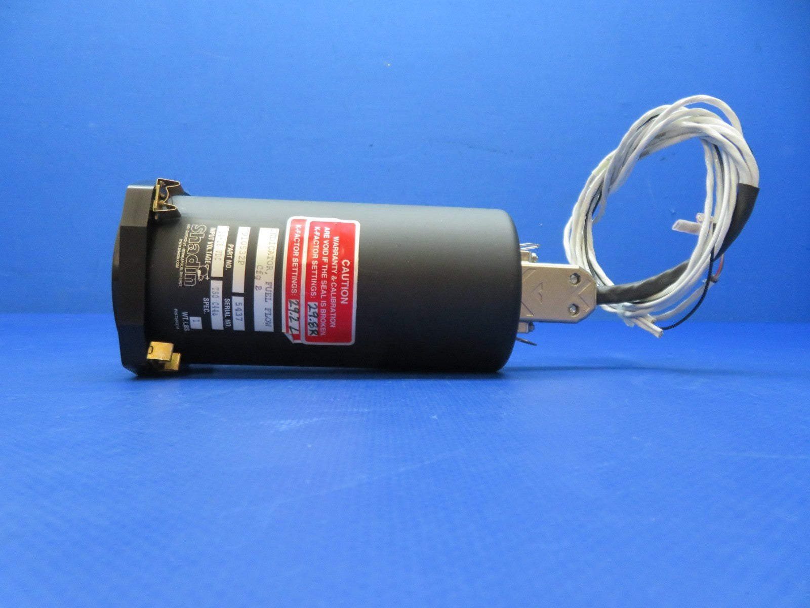 Cessna 421 Shadin Fuel Flow Indicator 14/28v P/N 910532P WARRANTY (0326-238)5