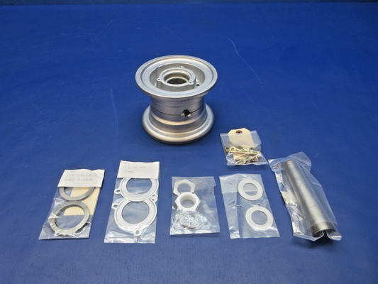 Air Tractor Cleveland Tail Wheel w/ Axle 5.00 x 5 P/N 40-168 REBUILT (0726-700)0