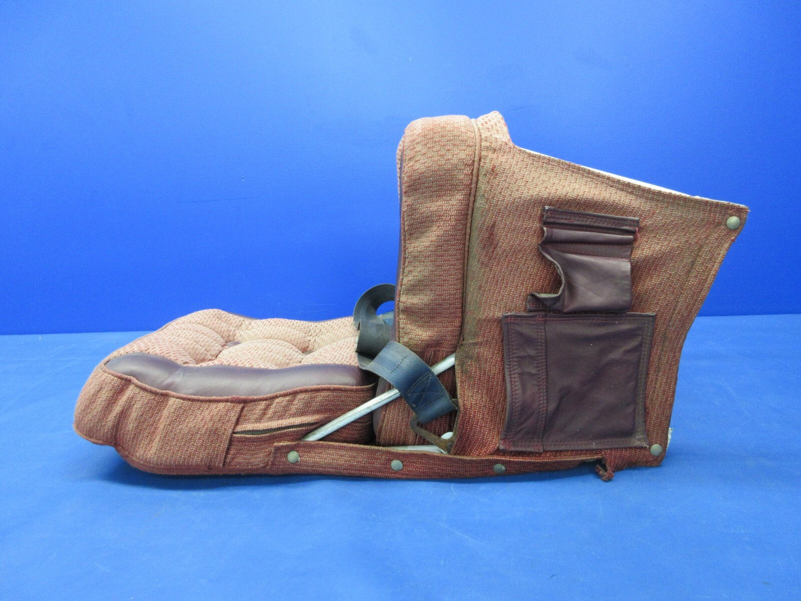 Bell 47J-2 Helicopter Pilot Seat P/N 47-731-066-103 (1124-1358)9