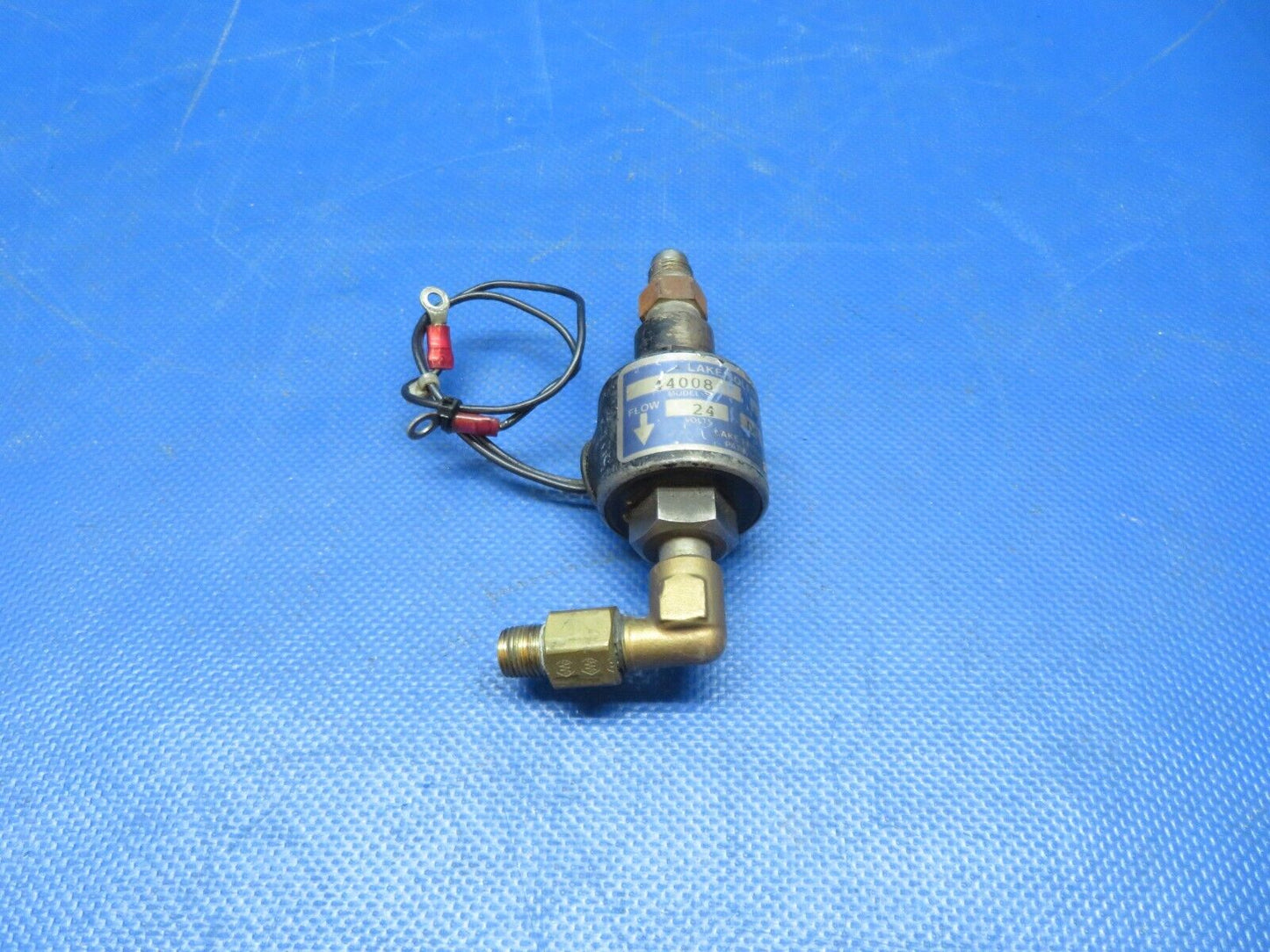 Cessna 337 / P337H Skymaster Lake Solenoid Valve 24v P/N 44008 TESTED (0824-199)