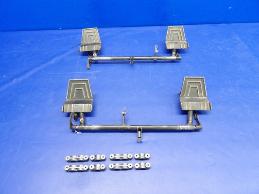 Cessna 182 / 182L Rudder Pedals And Bars P/N 0760678-1, 0760604-1 (0226-2041)0